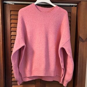 Classic Crewneck Sweater in Pink